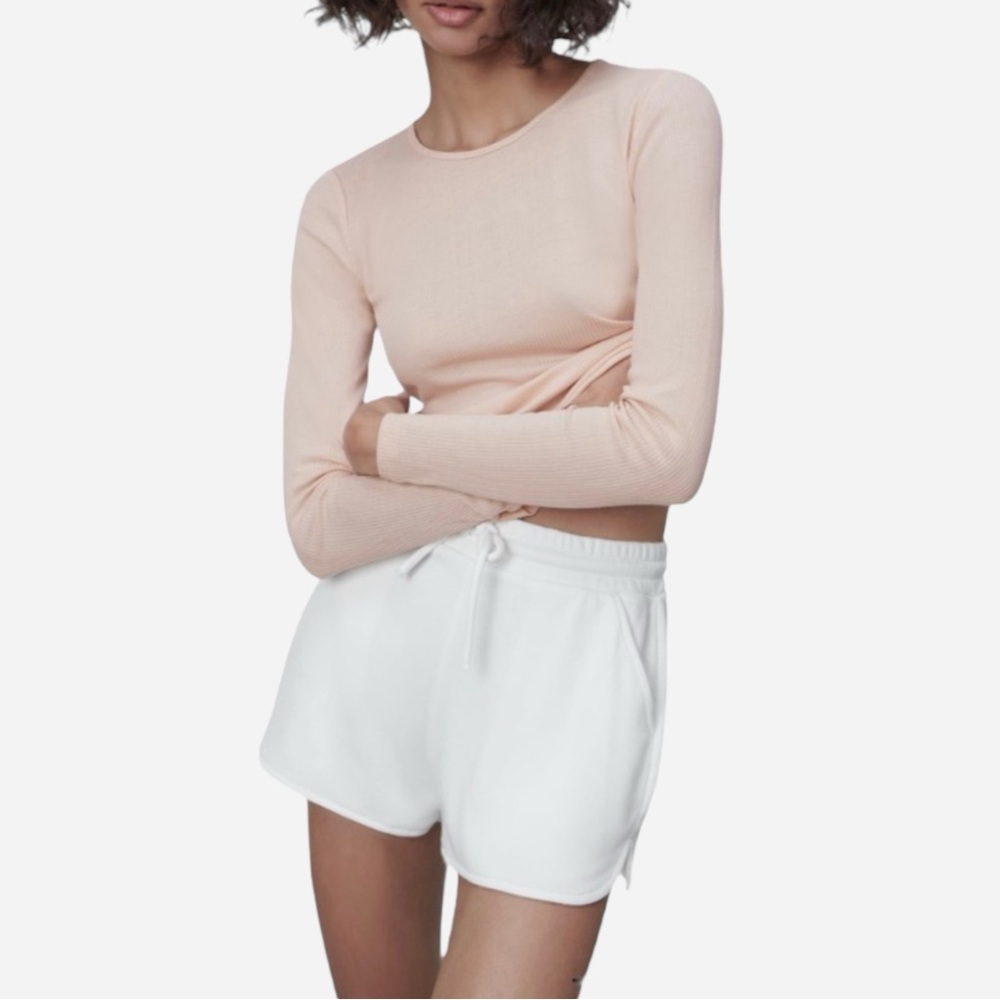 🌸New🌸 Zara Long Sleeve Ribbed Top M & L NWT